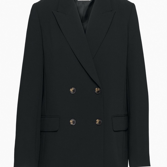 Wilfred Black Double-Breasted Blazer - Picture 2 of 4